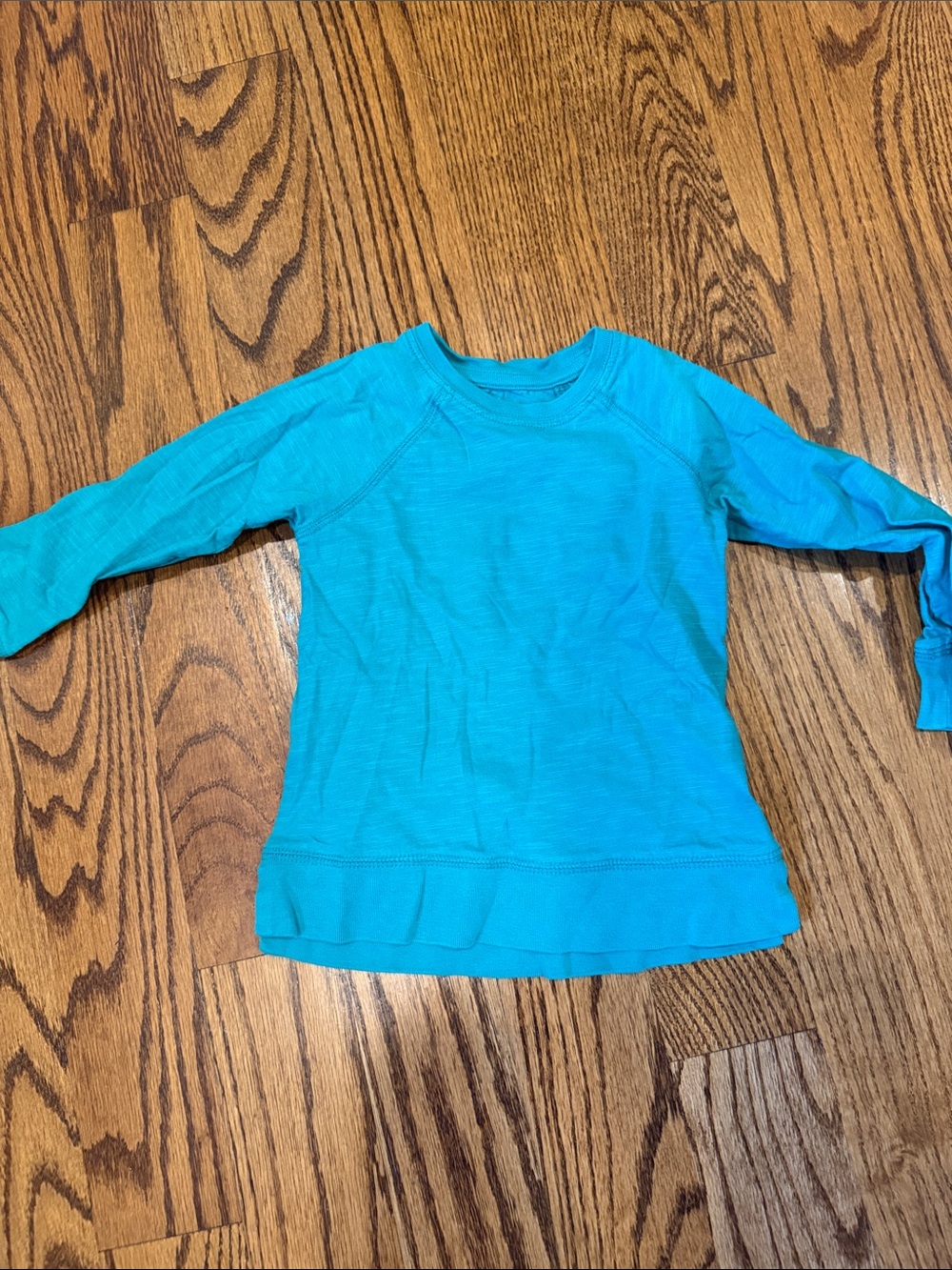 Kids Long Sleeve Top in Green